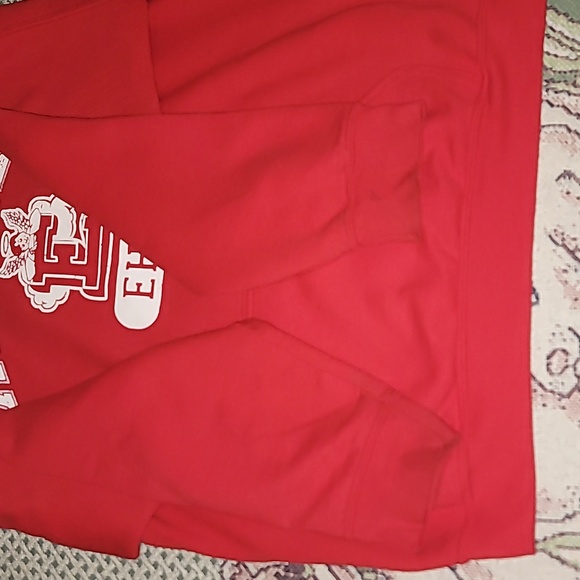 Gildan Heavy Blend hoodie red Angels EHS cherub pullover y2k comfy i4 - Picture 3 of 6